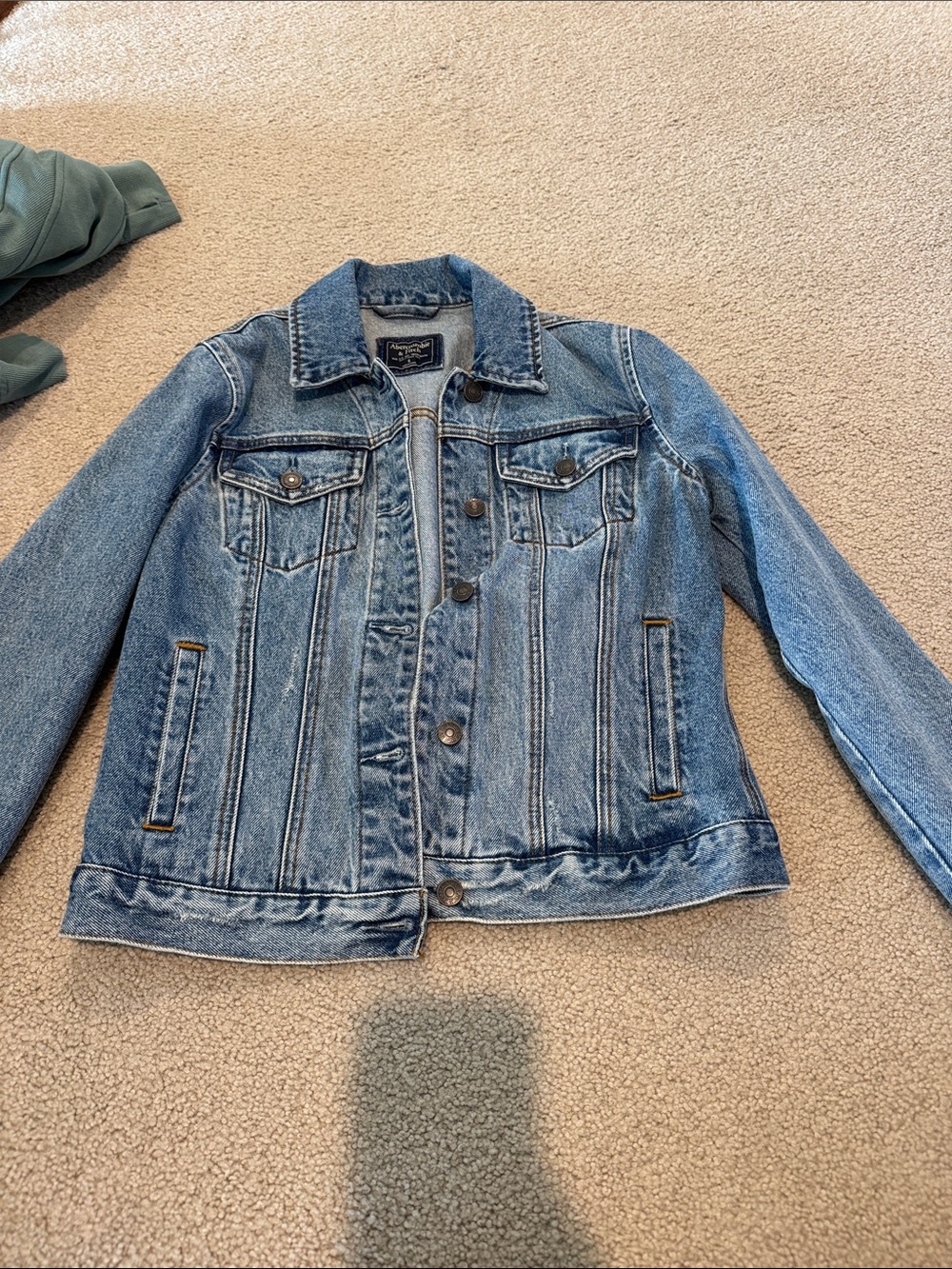 Abercrombie & Fitch Light Blue Denim Jacket